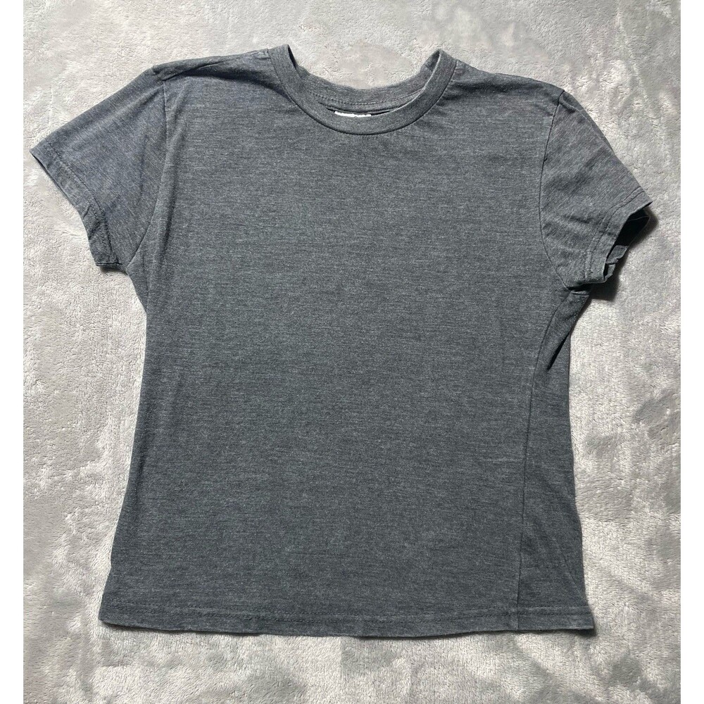 Rue21 Women's Juniors Crew Neck Short Sleeves Medium Gray T-Shirt